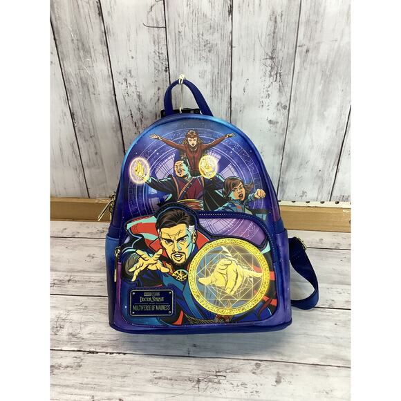 Loungefly Marvel Doctor Strange Multiverse of Madness Kid Boys Mini Backpack New